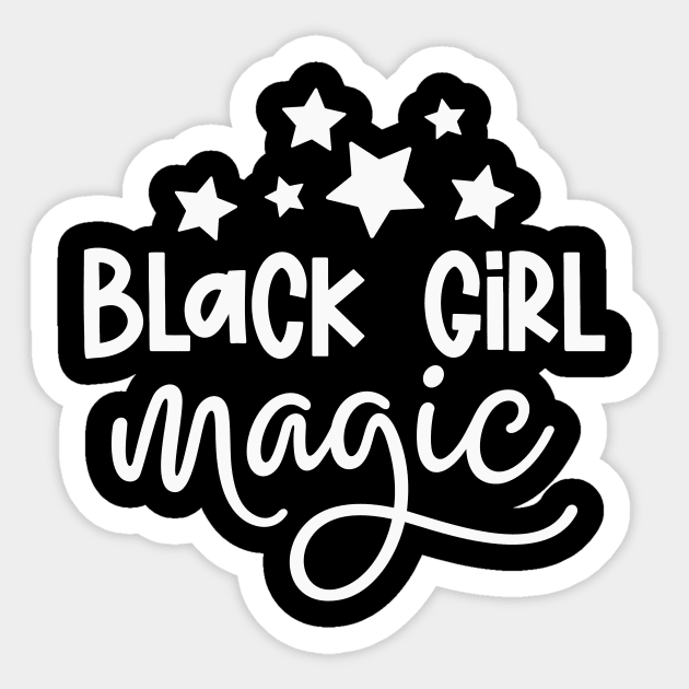 Black Girl Magic Sticker by CatsCrew